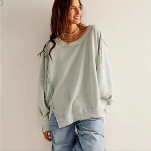 SOLD - Free People Camden Sea Glass Green Color Small